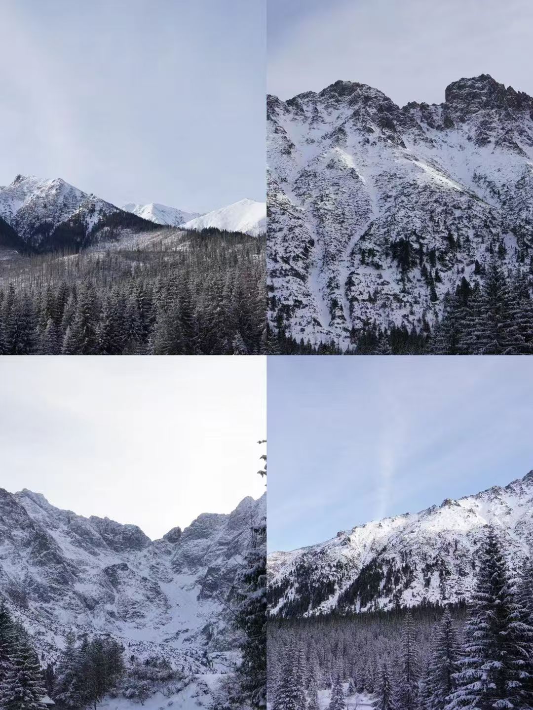 摄影:雪山风景