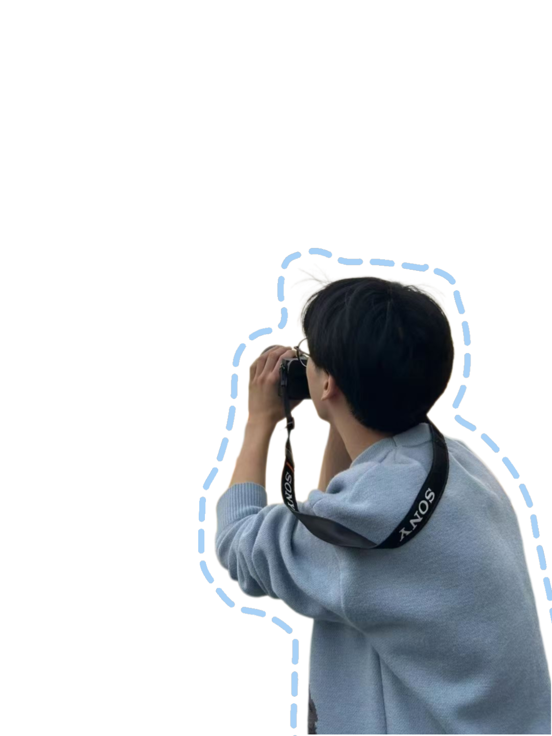 Leo 手持相机拍摄的半身人像